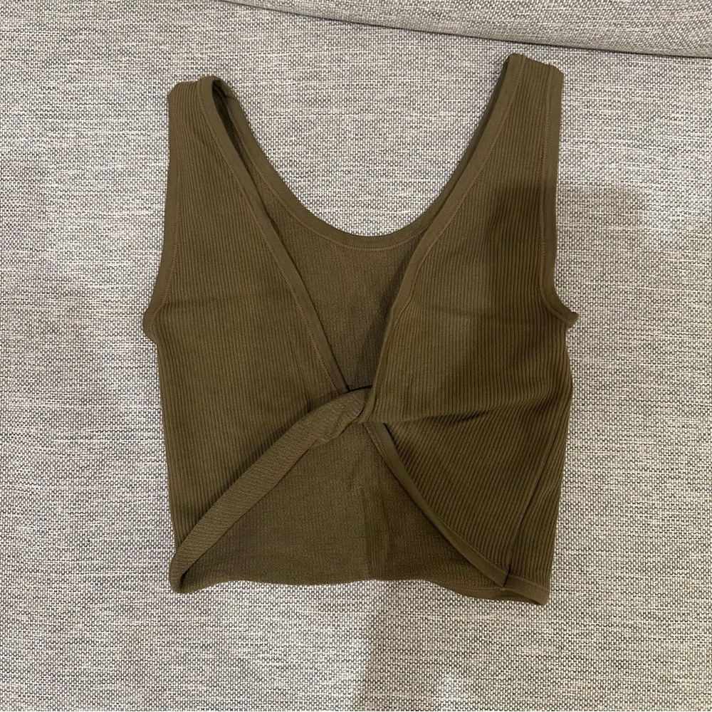 Urban Outfitters Twist Ribbed Tank